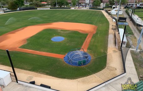 Florida Institute of Technology Baseball Backstop Overhead Perimeter Netting System