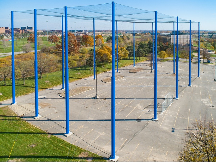 University at Buffalo Drone Enclosure by Gorilla Netting