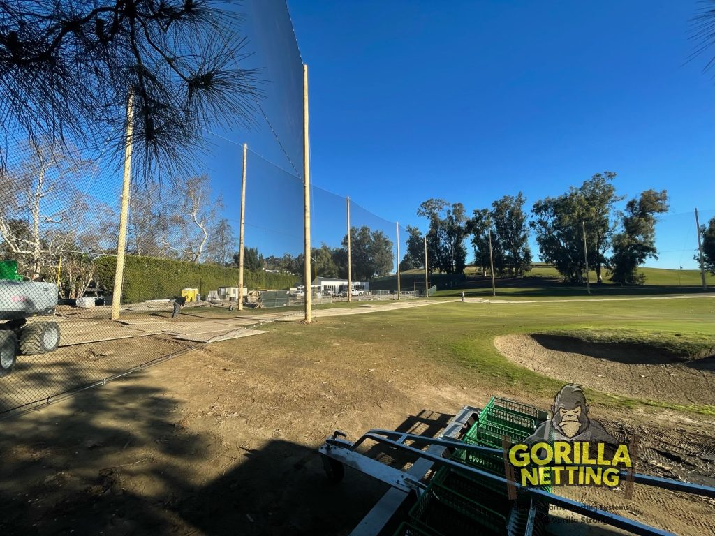 2023 US Open LA Country Club Temporary Netting Barrier