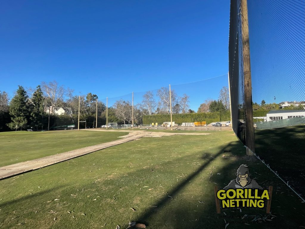 2023 US Open LA Country Club Temporary Netting Barrier