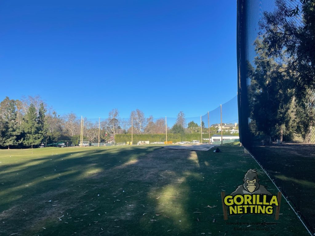 2023 US Open LA Country Club Temporary Netting Barrier