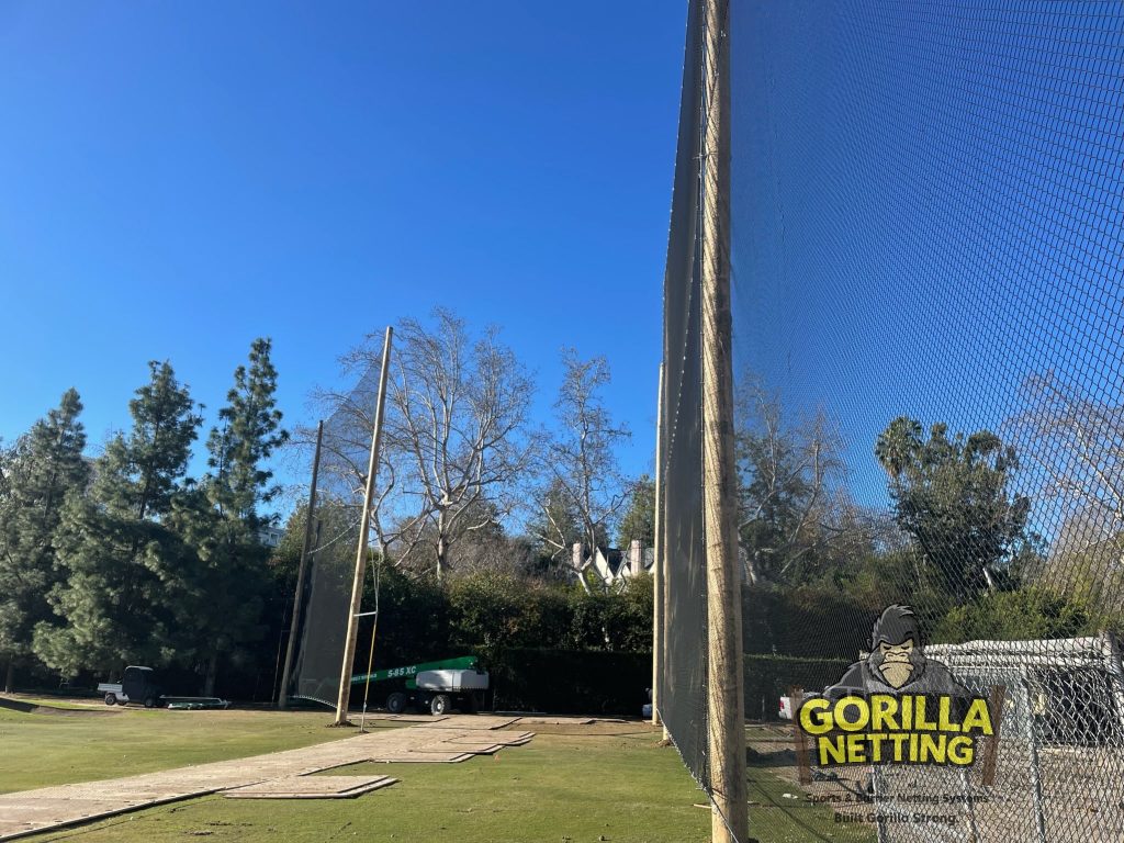 2023 US Open LA Country Club Temporary Netting Barrier