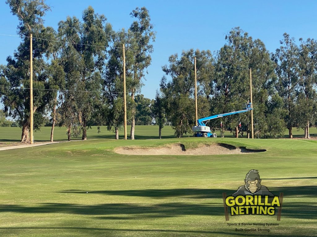 2023 US Open LA Country Club Temporary Netting Barrier