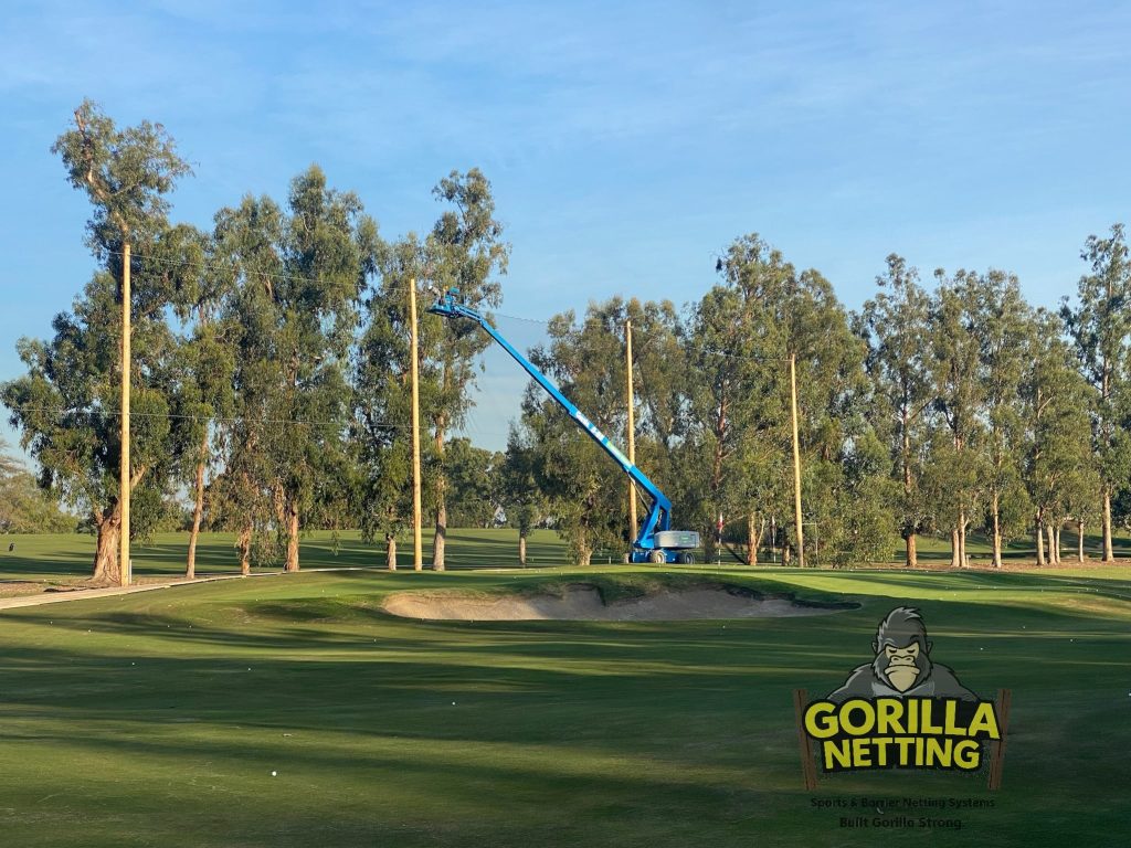 2023 US Open LA Country Club Temporary Netting Barrier