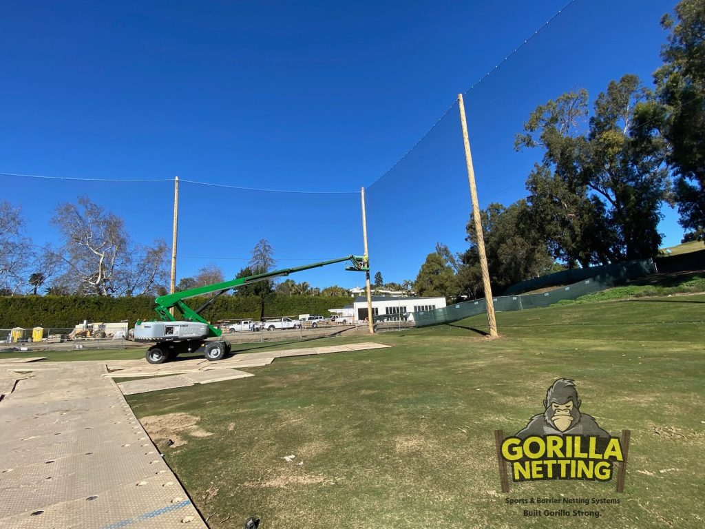 2023 US Open LA Country Club Temporary Netting Barrier