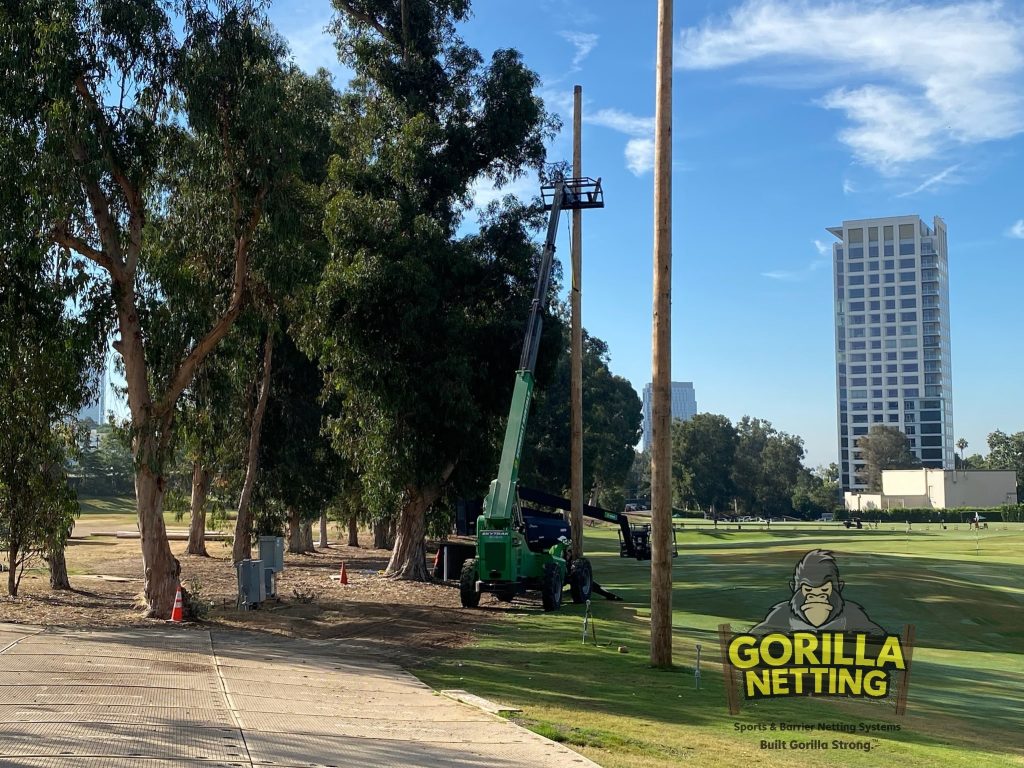 2023 US Open LA Country Club Temporary Netting Barrier