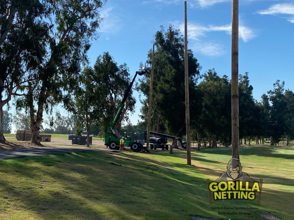 2023 US Open LA Country Club Temporary Netting Barrier