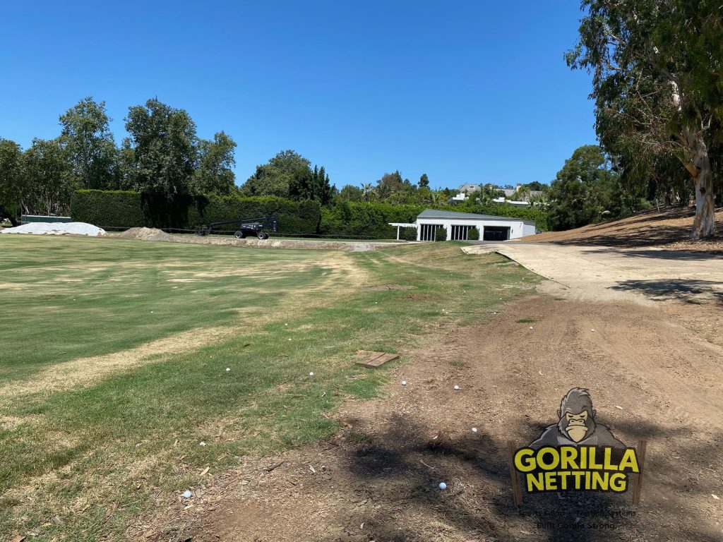 2023 US Open LA Country Club Temporary Netting Barrier