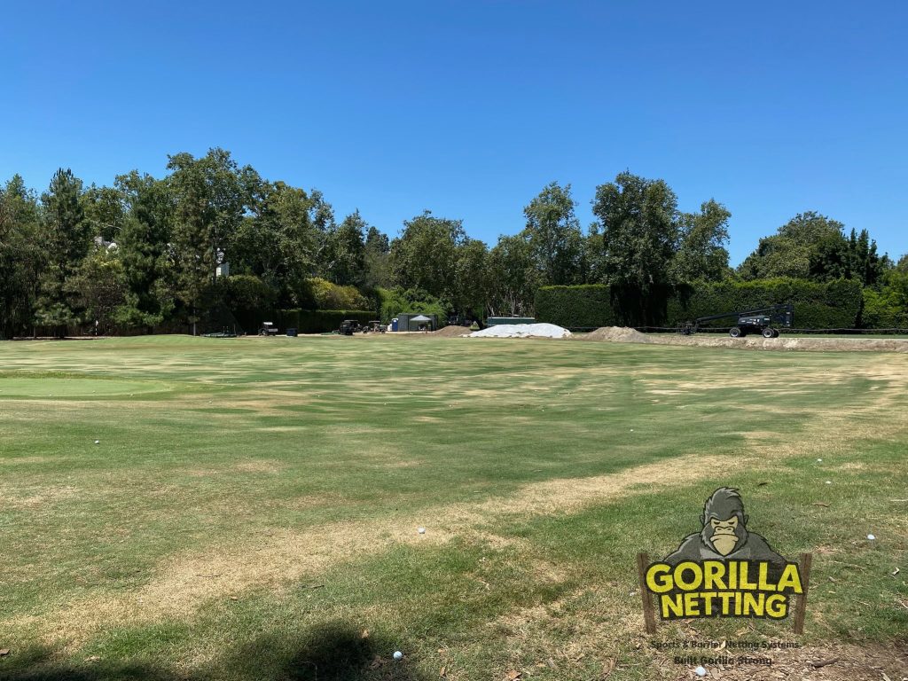 2023 US Open LA Country Club Temporary Netting Barrier