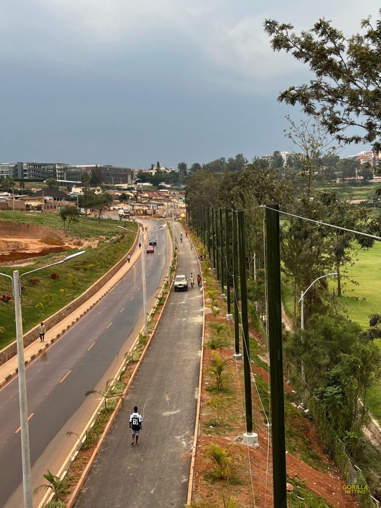 Driving Range Netting System Installation at Kigali Golf Resort & Villas, in Kigali, Rwanda - by Gorilla Netting LLC