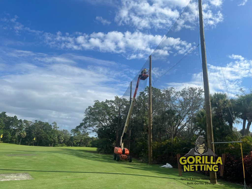 Eagle Creek Country Club Driving Range Netting System