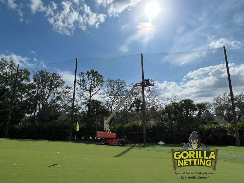 Eagle Creek Country Club Driving Range Netting System