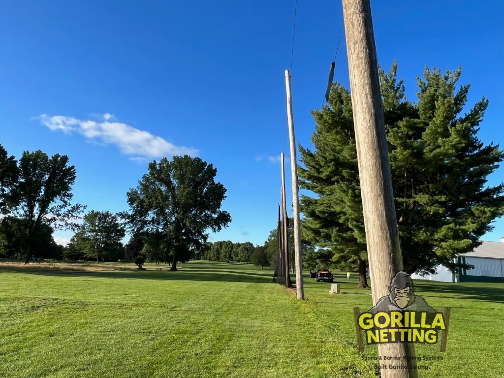 Ohio Prestwick Country Club Driving Range Netting System Replacement