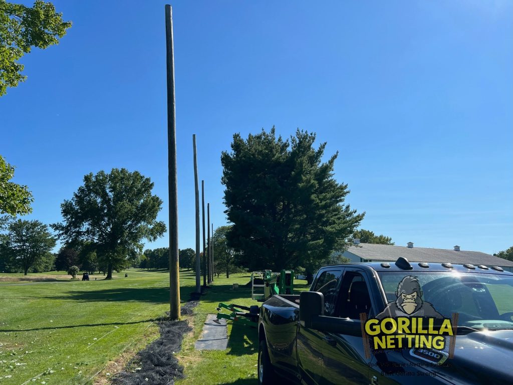 Ohio Prestwick Country Club Driving Range Netting System Replacement