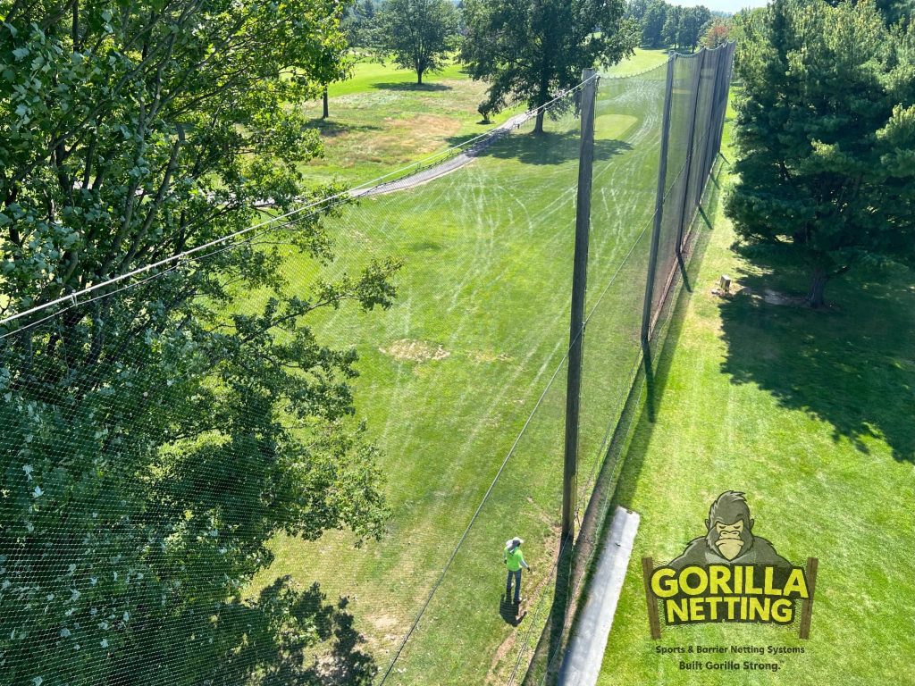 Ohio Prestwick Country Club Driving Range Netting System Replacement