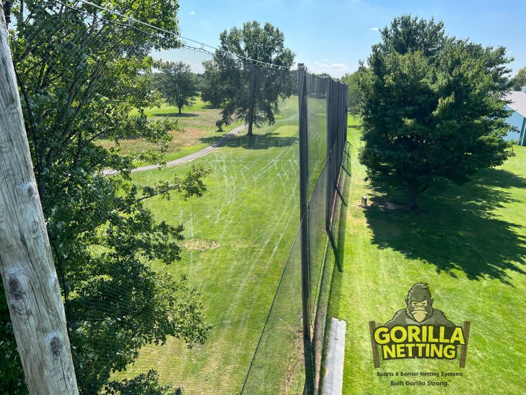 Ohio Prestwick Country Club Driving Range Netting System Replacement