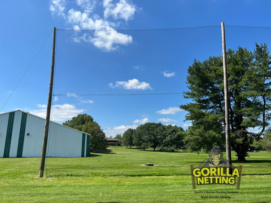 Ohio Prestwick Country Club Driving Range Netting System Replacement