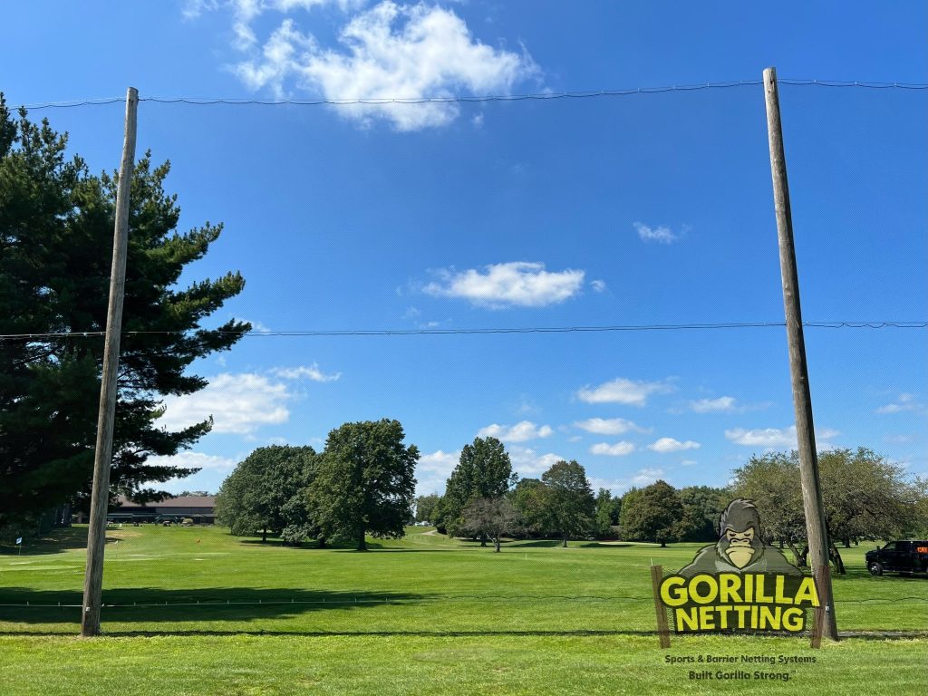 Ohio Prestwick Country Club Driving Range Netting System Replacement