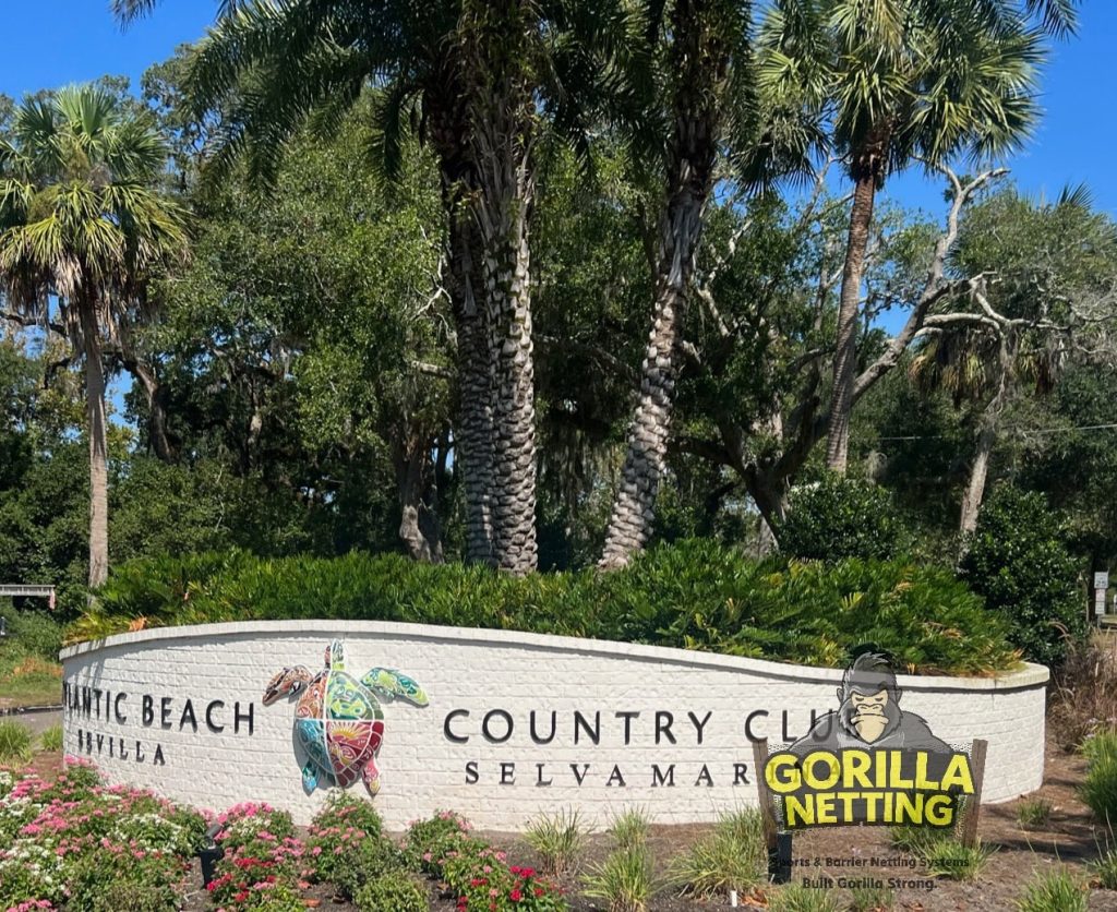 Atlantic Beach Country Club Driving Range Netting System