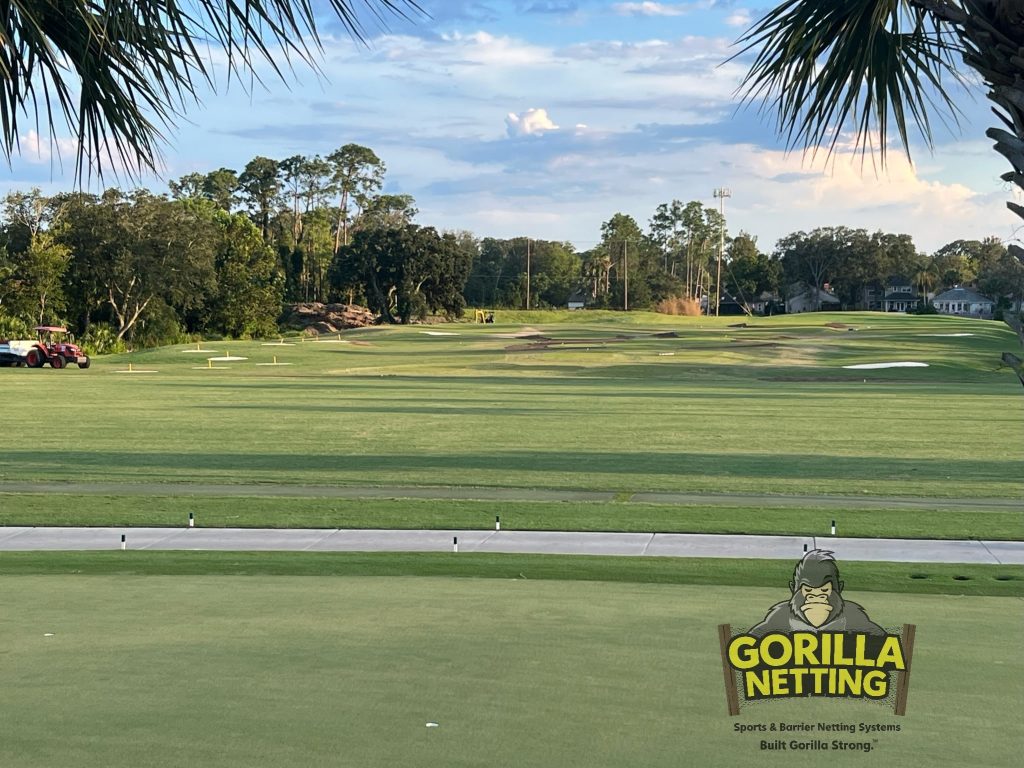 Atlantic Beach Country Club Driving Range Netting System