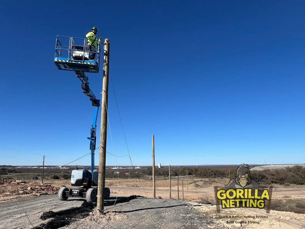 Litter Control Fence Installed for The City of Brownwood, TX