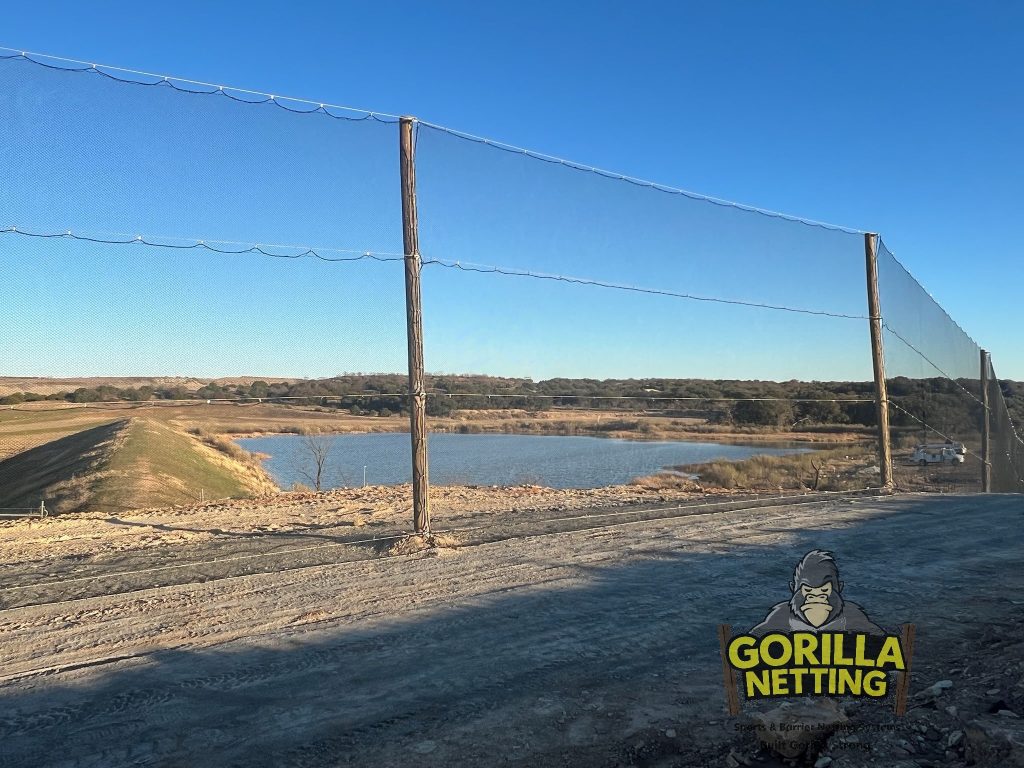 Litter Control Fence Installed for The City of Brownwood, TX