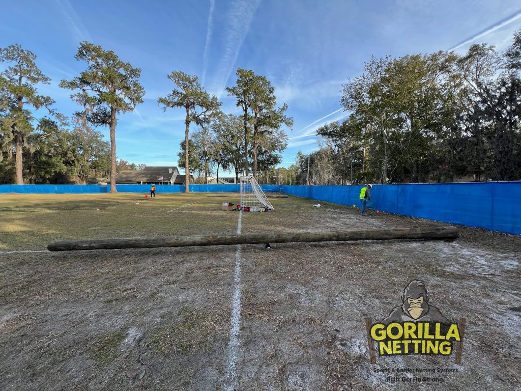 Epiphany Catholic Church Soccer Barrier Netting System