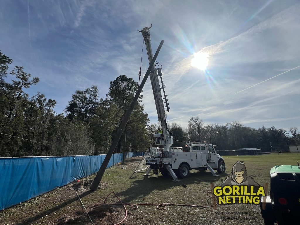 Epiphany Catholic Church Soccer Barrier Netting System