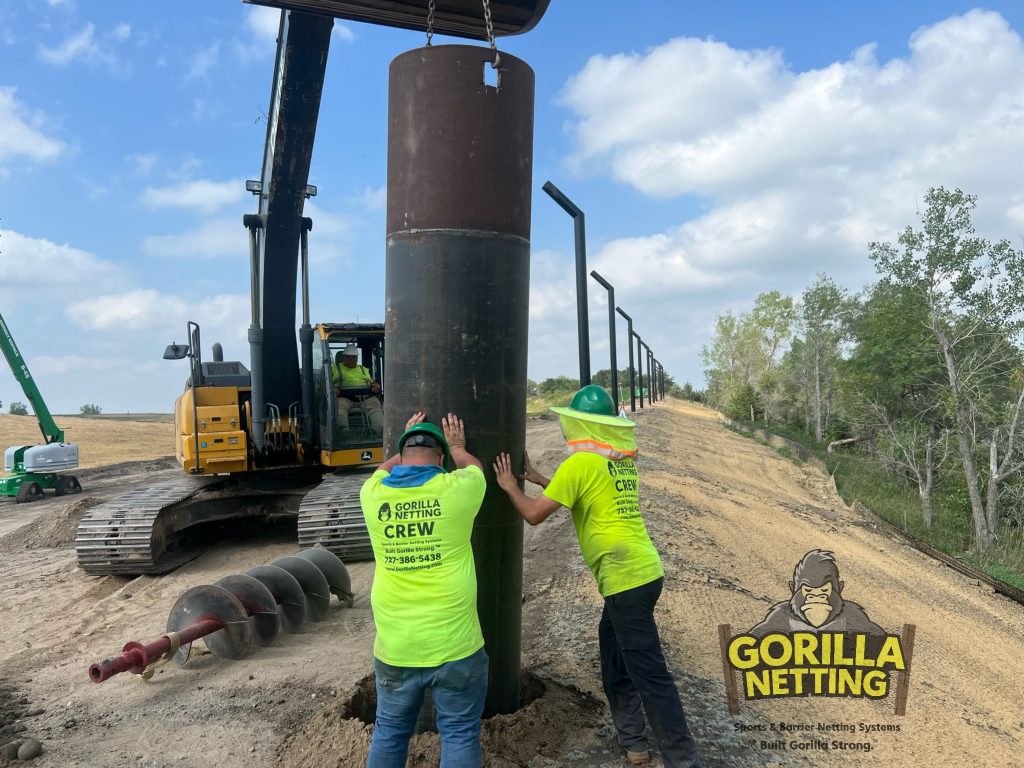 Kandiyohi Landfill Debris Netting Fence