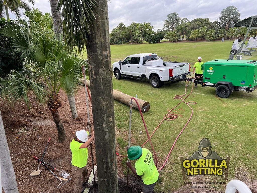 Lost City Golf Club Driving Range Netting System