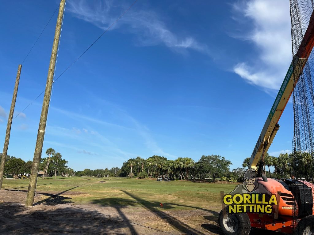 Lost City Golf Club Driving Range Netting System