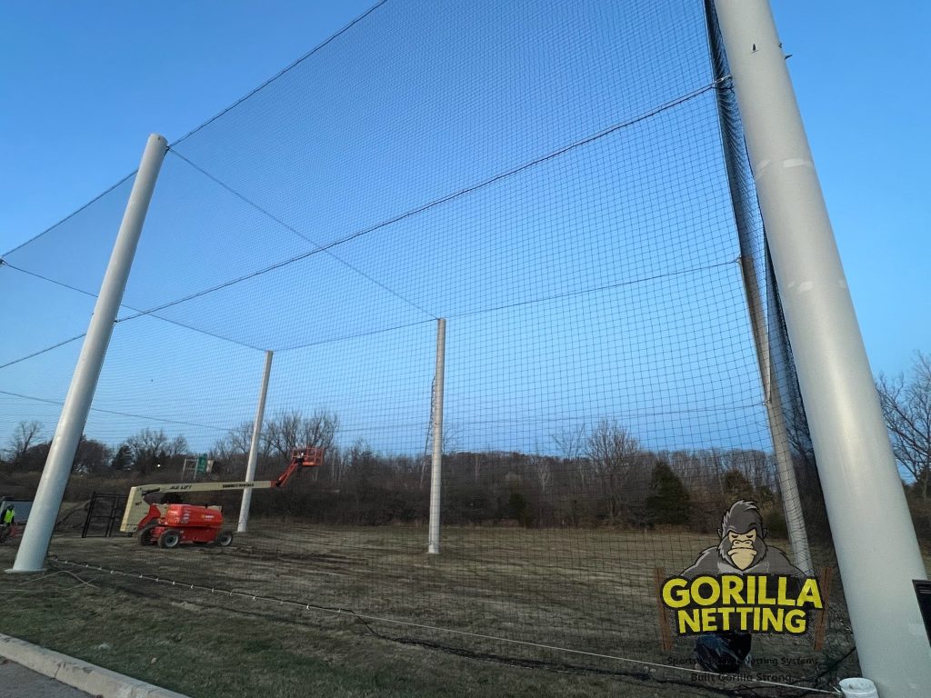 Netted Drone Enclosure Built for Matrix Research