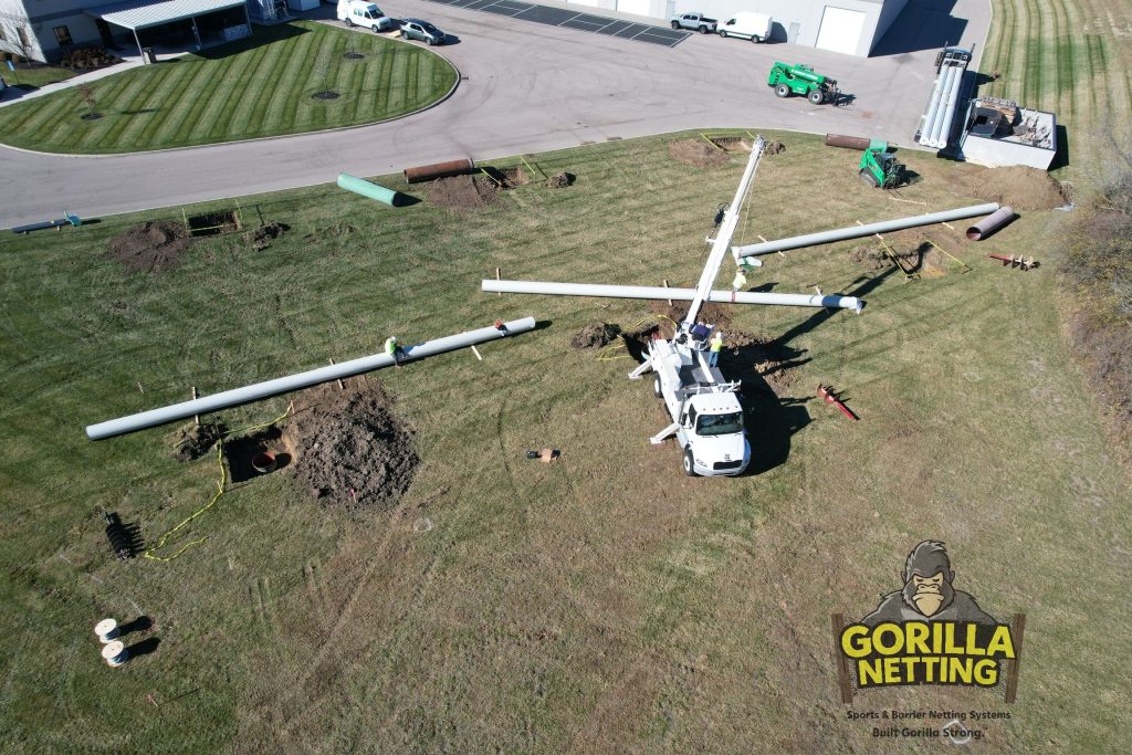 Netted Drone Enclosure Built for Matrix Research