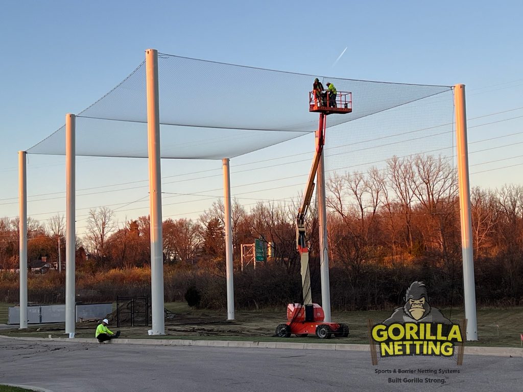 Netted Drone Enclosure Built for Matrix Research