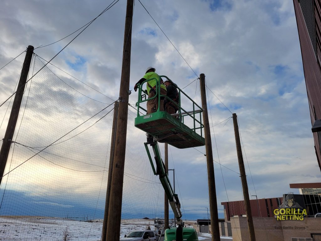 Netted Drone Enclosure at Cherry Creek Innovation Campus