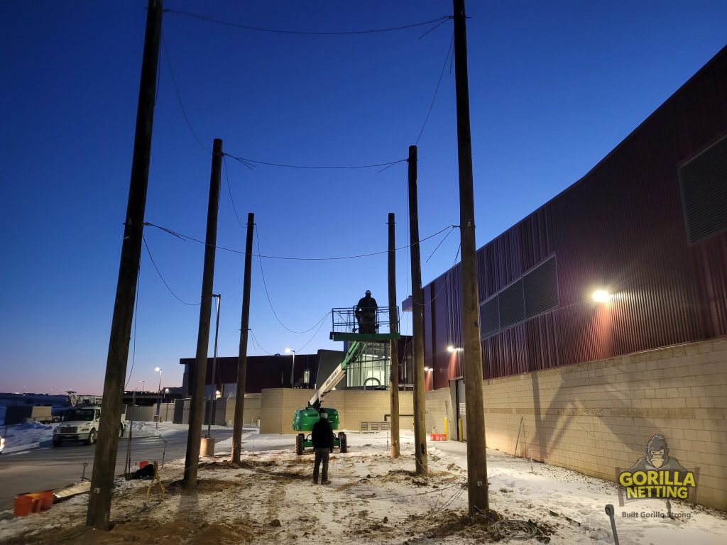 Netted Drone Enclosure at Cherry Creek Innovation Campus