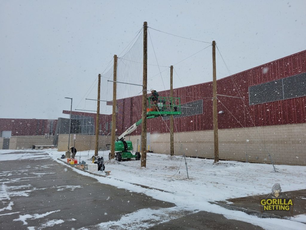 Netted Drone Enclosure at Cherry Creek Innovation Campus