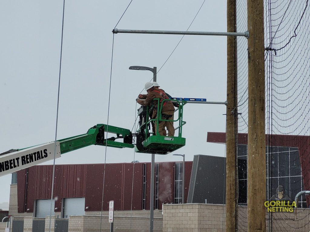 Netted Drone Enclosure at Cherry Creek Innovation Campus