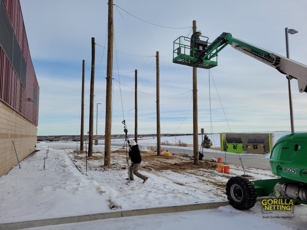 Netted Drone Enclosure at Cherry Creek Innovation Campus