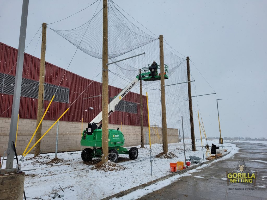 Netted Drone Enclosure at Cherry Creek Innovation Campus