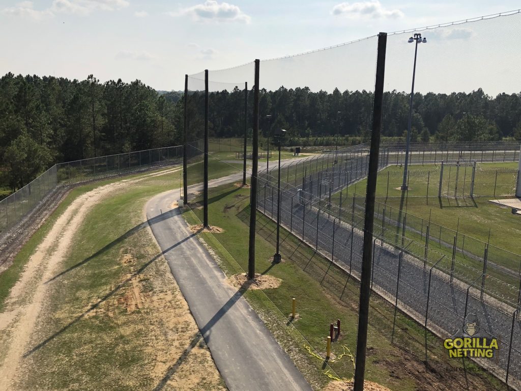 Security Perimeter Netting System, CoreCivic McRae Correctional