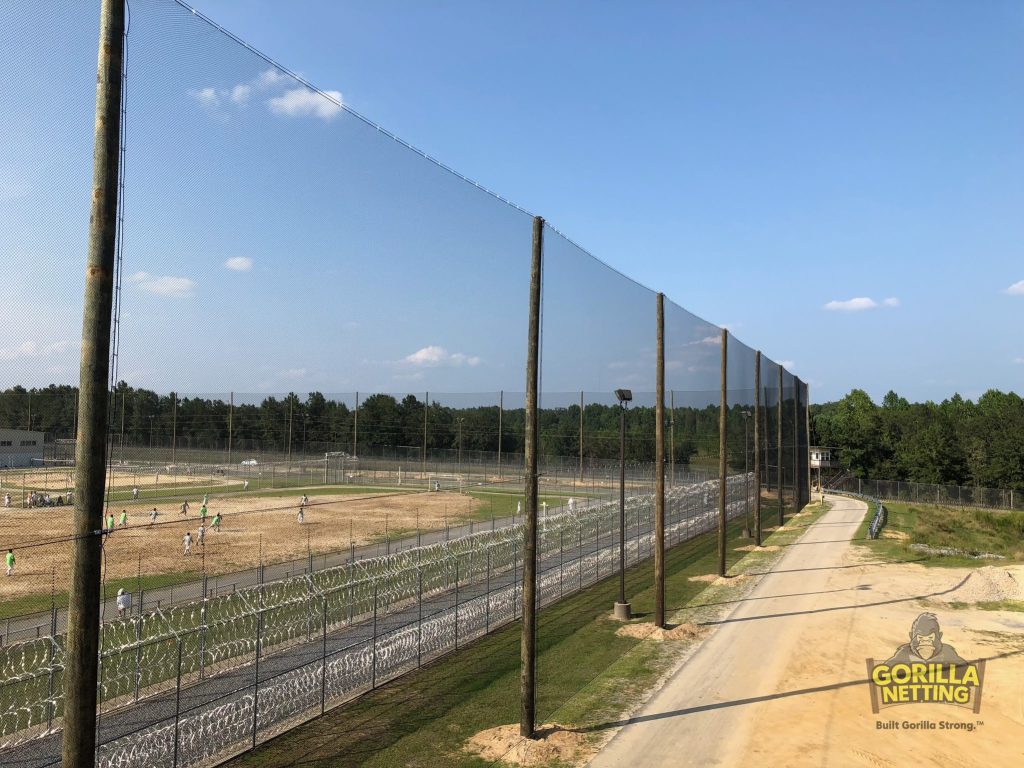 Security Perimeter Netting System, CoreCivic McRae Correctional