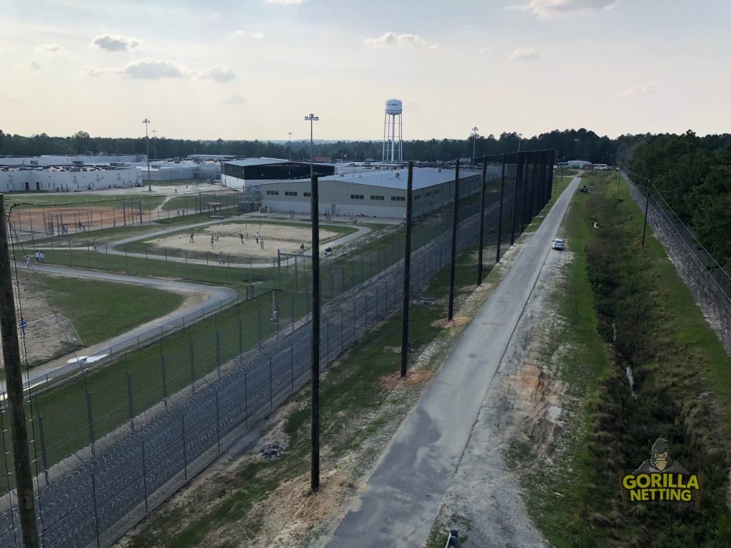 Security Perimeter Netting System, CoreCivic McRae Correctional