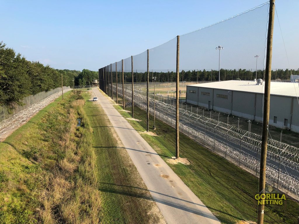 Security Perimeter Netting System, CoreCivic McRae Correctional