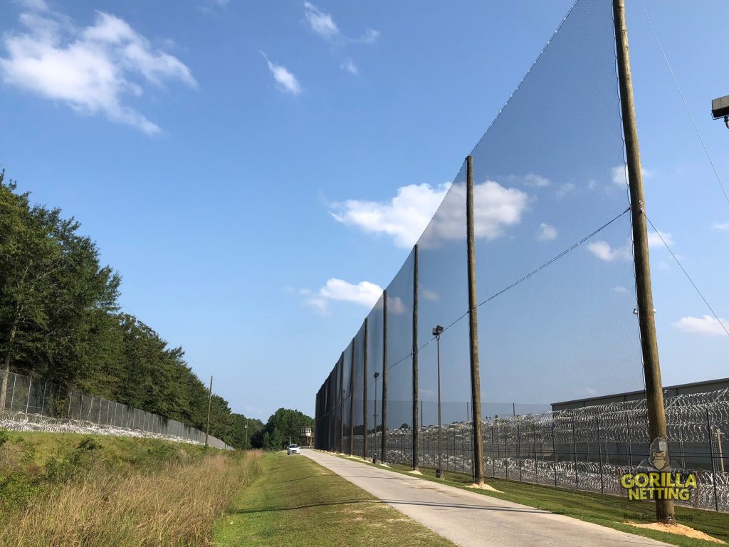 Security Perimeter Netting System, CoreCivic McRae Correctional