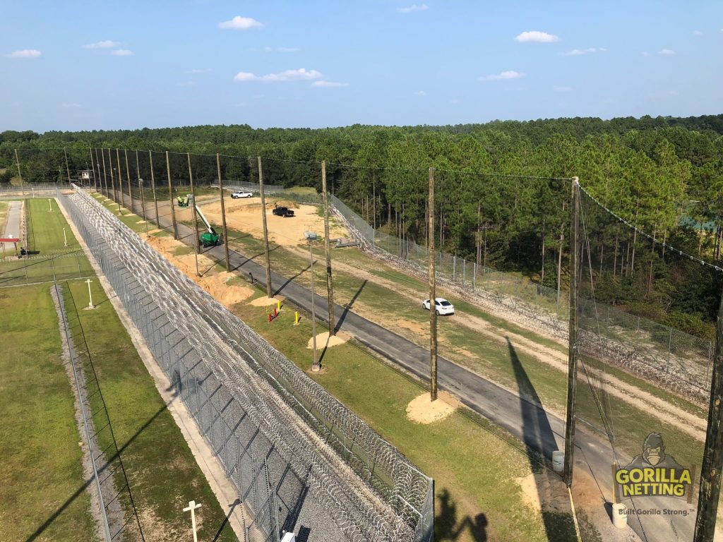 Security Perimeter Netting System, CoreCivic McRae Correctional