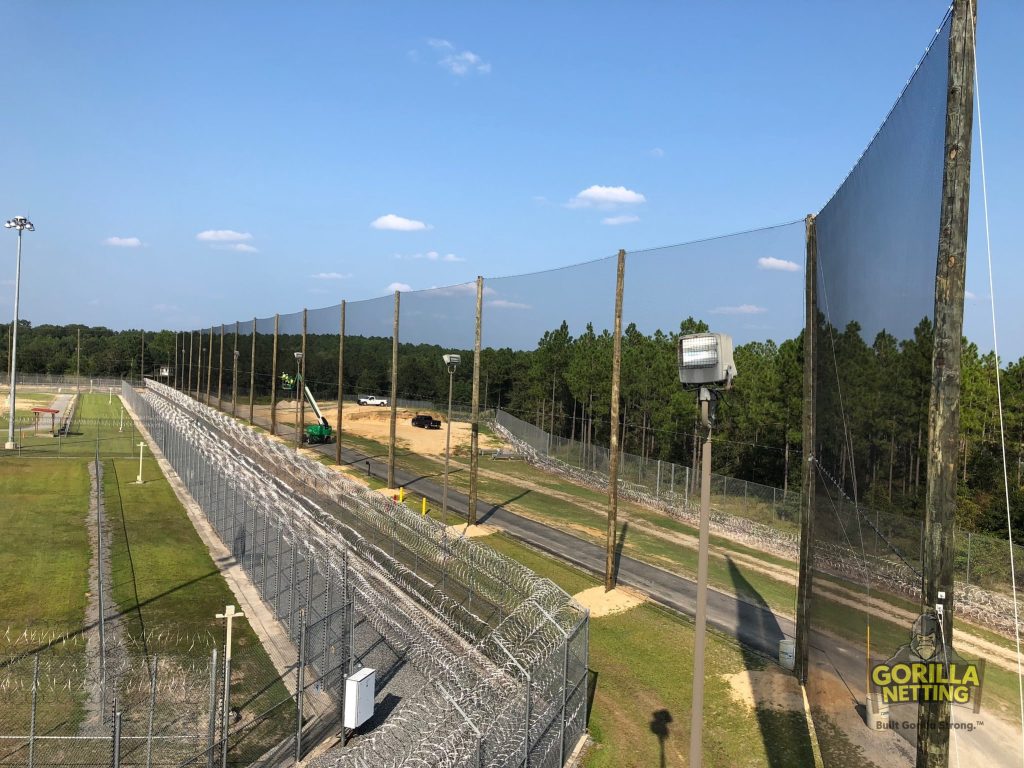 Security Perimeter Netting System, CoreCivic McRae Correctional