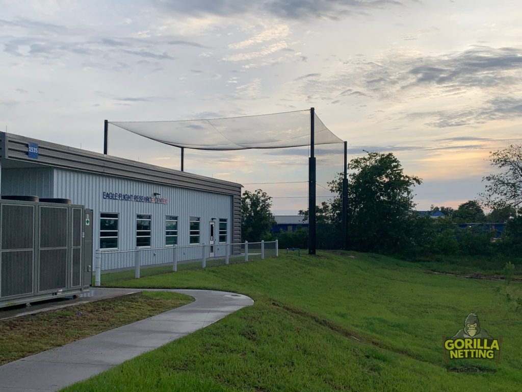 Netted Drone Enclosure Install at Embry-Riddle Aeronautical University