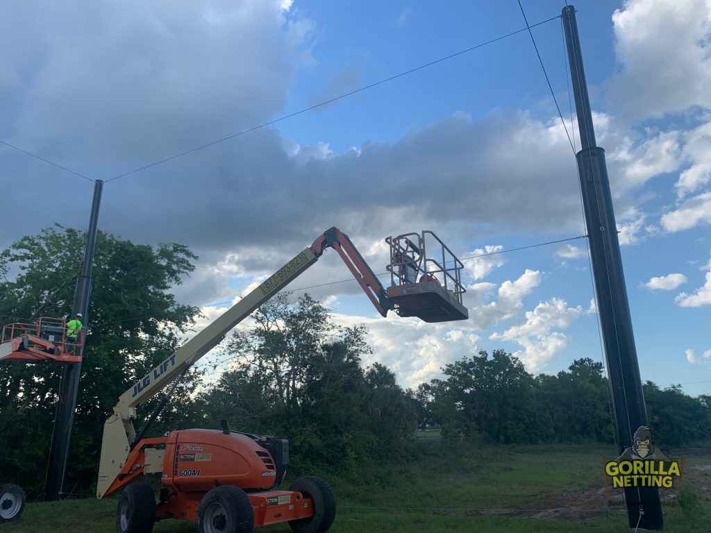 Netted Drone Enclosure Install at Embry-Riddle Aeronautical University