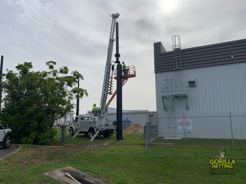 Netted Drone Enclosure Install at Embry-Riddle Aeronautical University